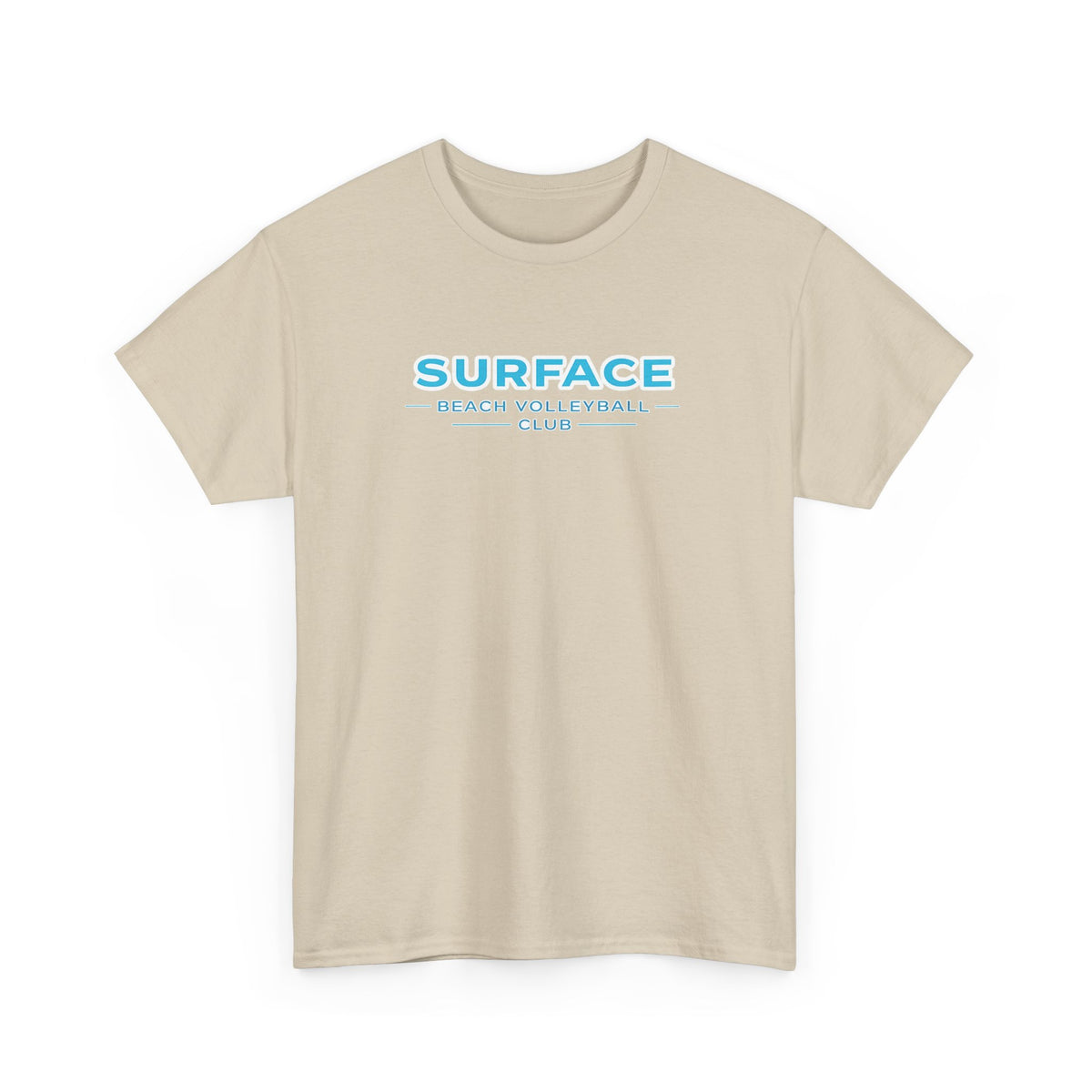 Surface Beach Volleyball Club T-Shirt — Coastal Sunset Volley Tee