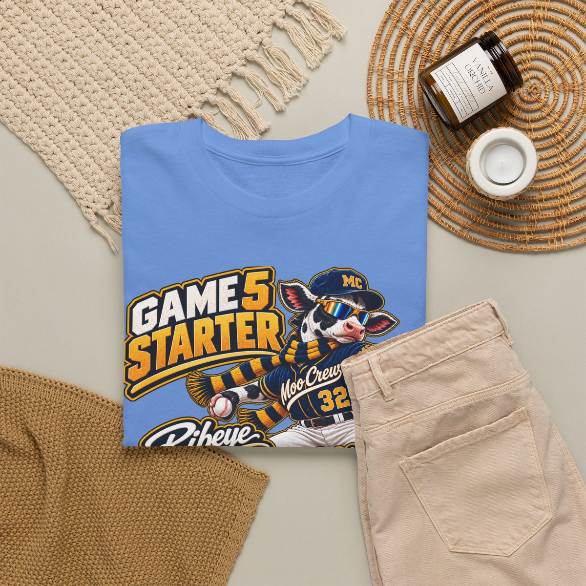 Moo Crew Game 5 Starter Baseball T-Shirt – Moooserowski
