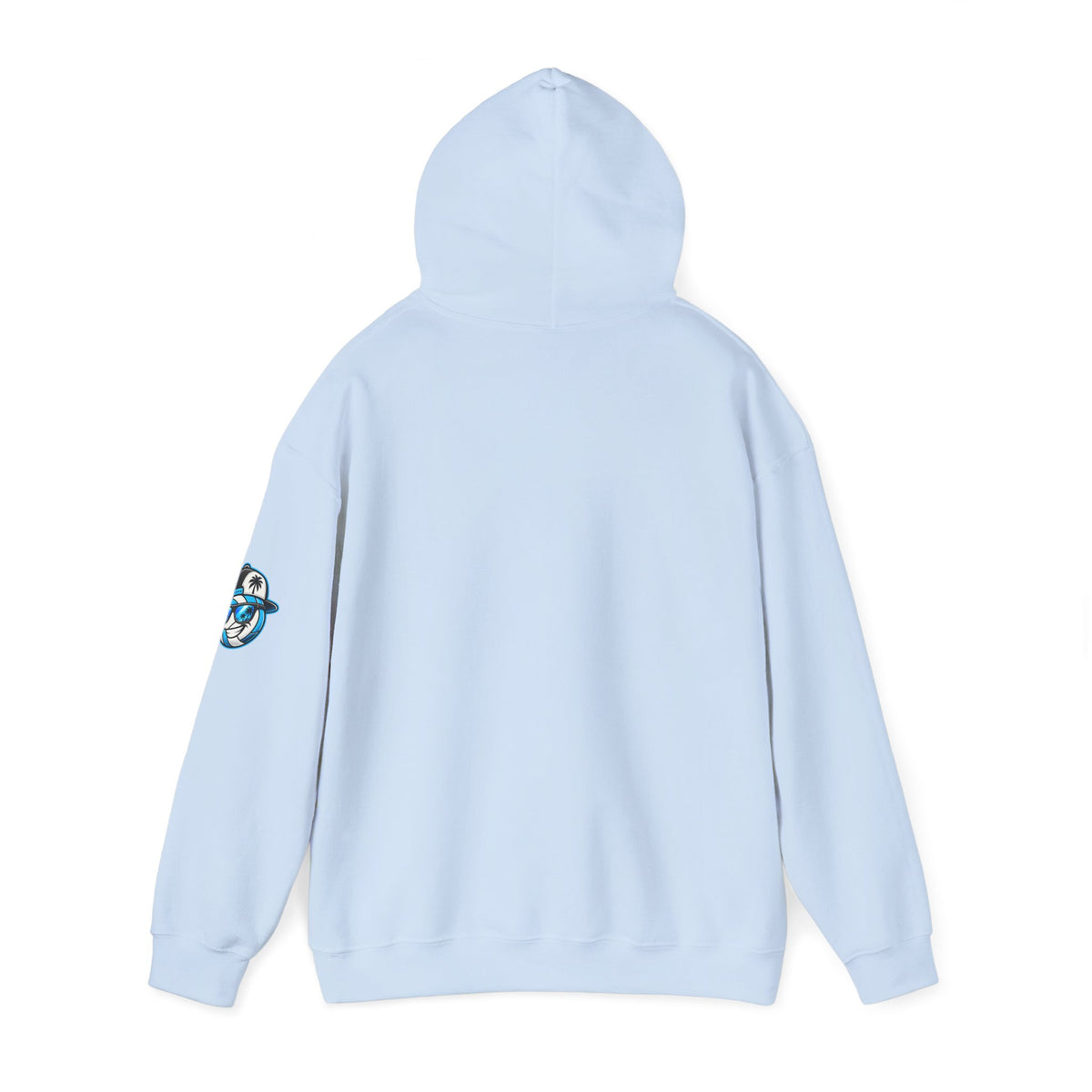 Surface Beach Volleyball Club Retro Mascot Logo Hoodie