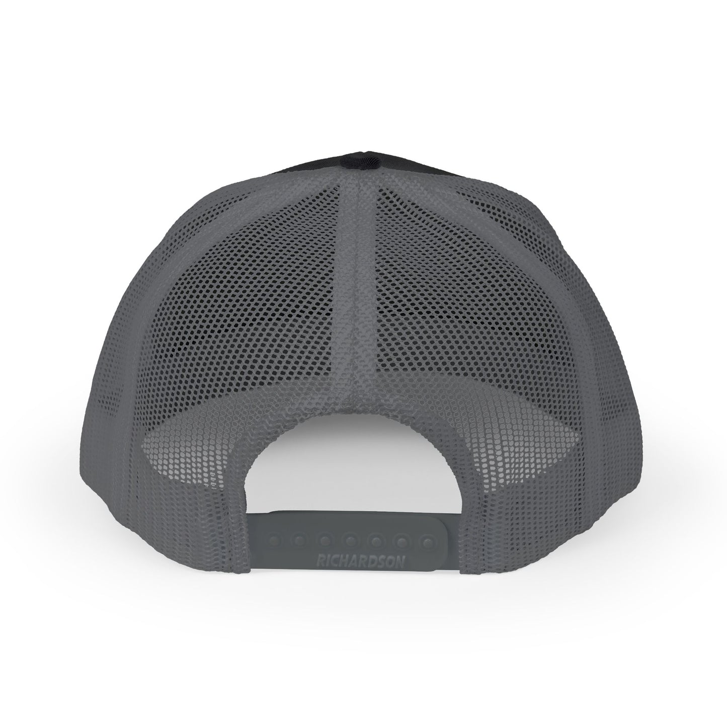 Whiplash Script Snapback Trucker Cap — Retro Baseball Mesh Hat