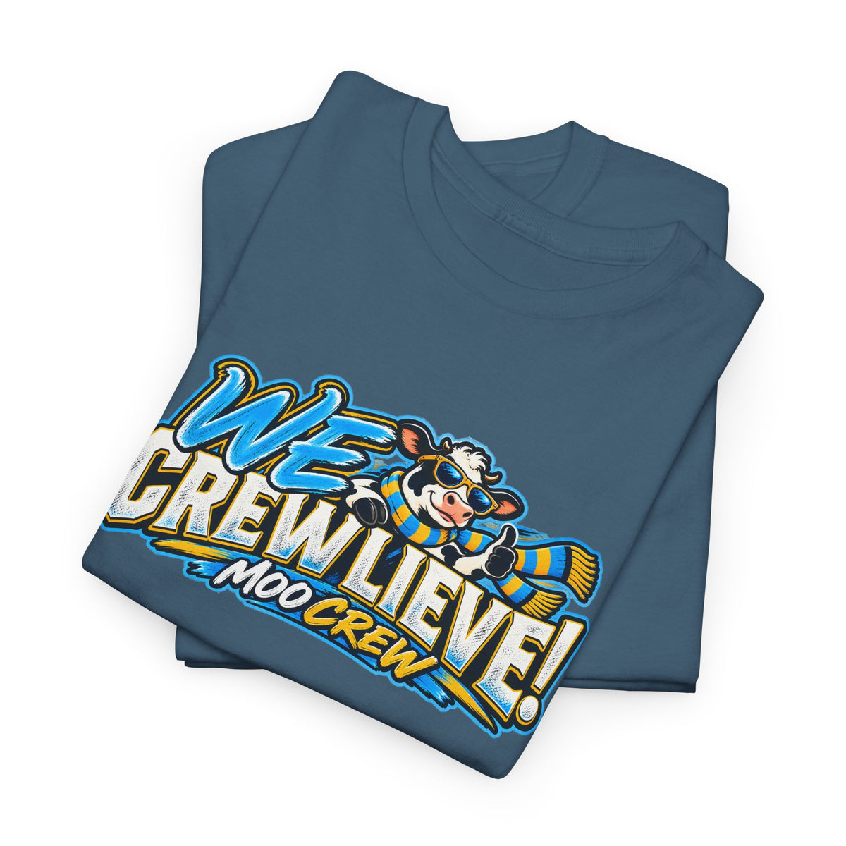 Moo Crew We Crewlieve! Graphic T-Shirt