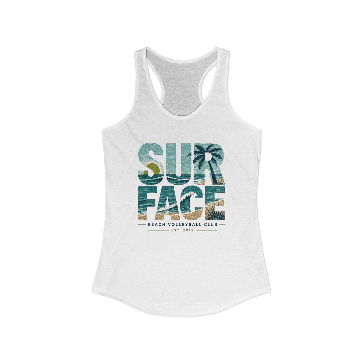 Surface Beach Volleyball Club Women's Racerback Tank - Beach Vibes