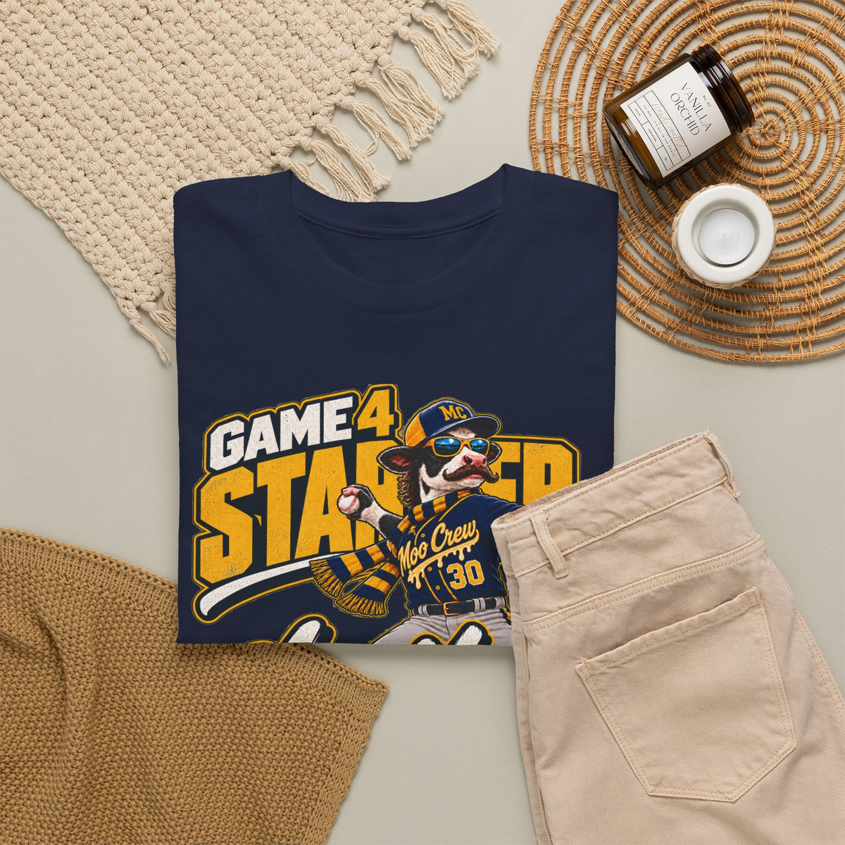 Moo Crew Game 4 Starter Baseball T-Shirt – Moo Hoss