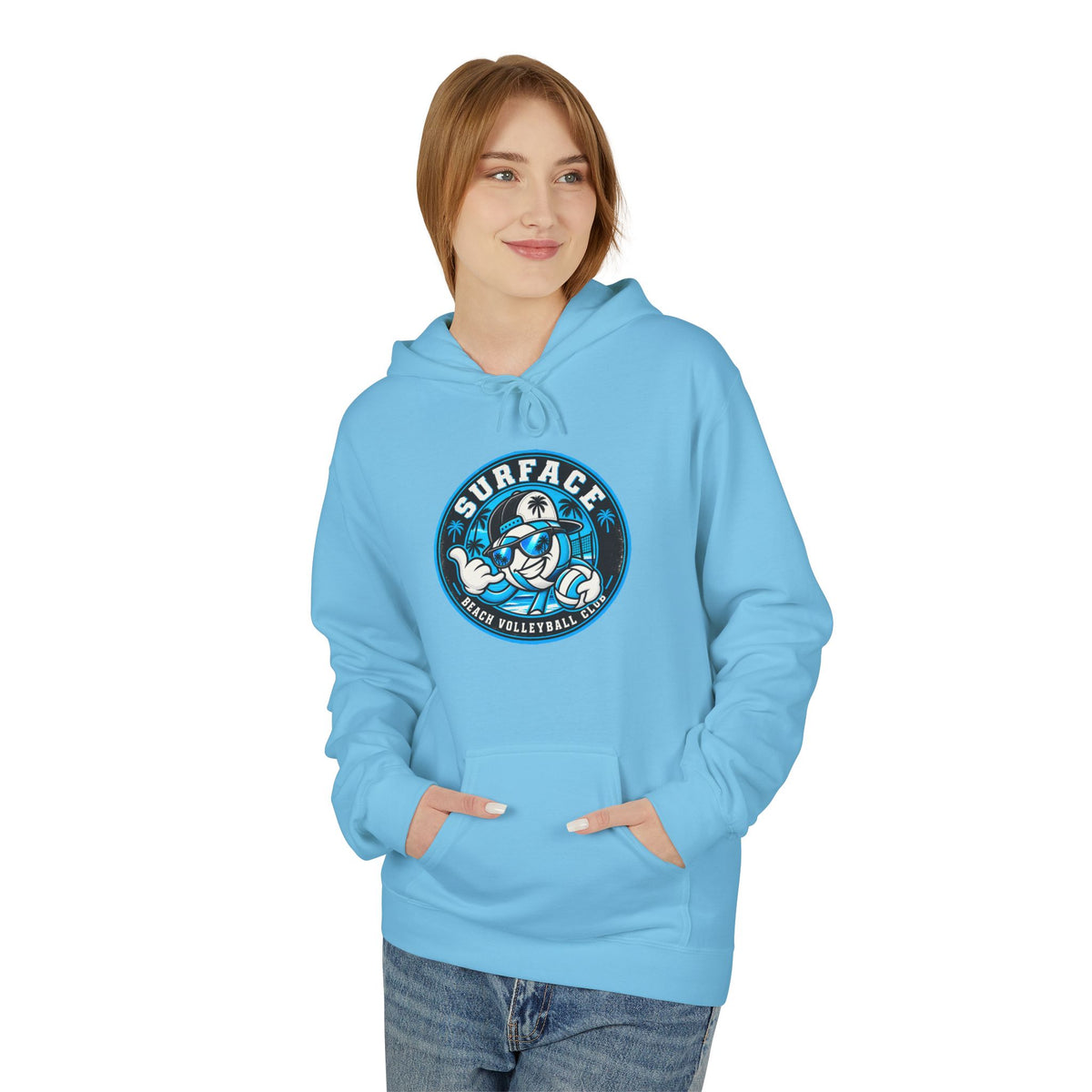Surface Beach Volleyball Hoodie — Graphic Pullover