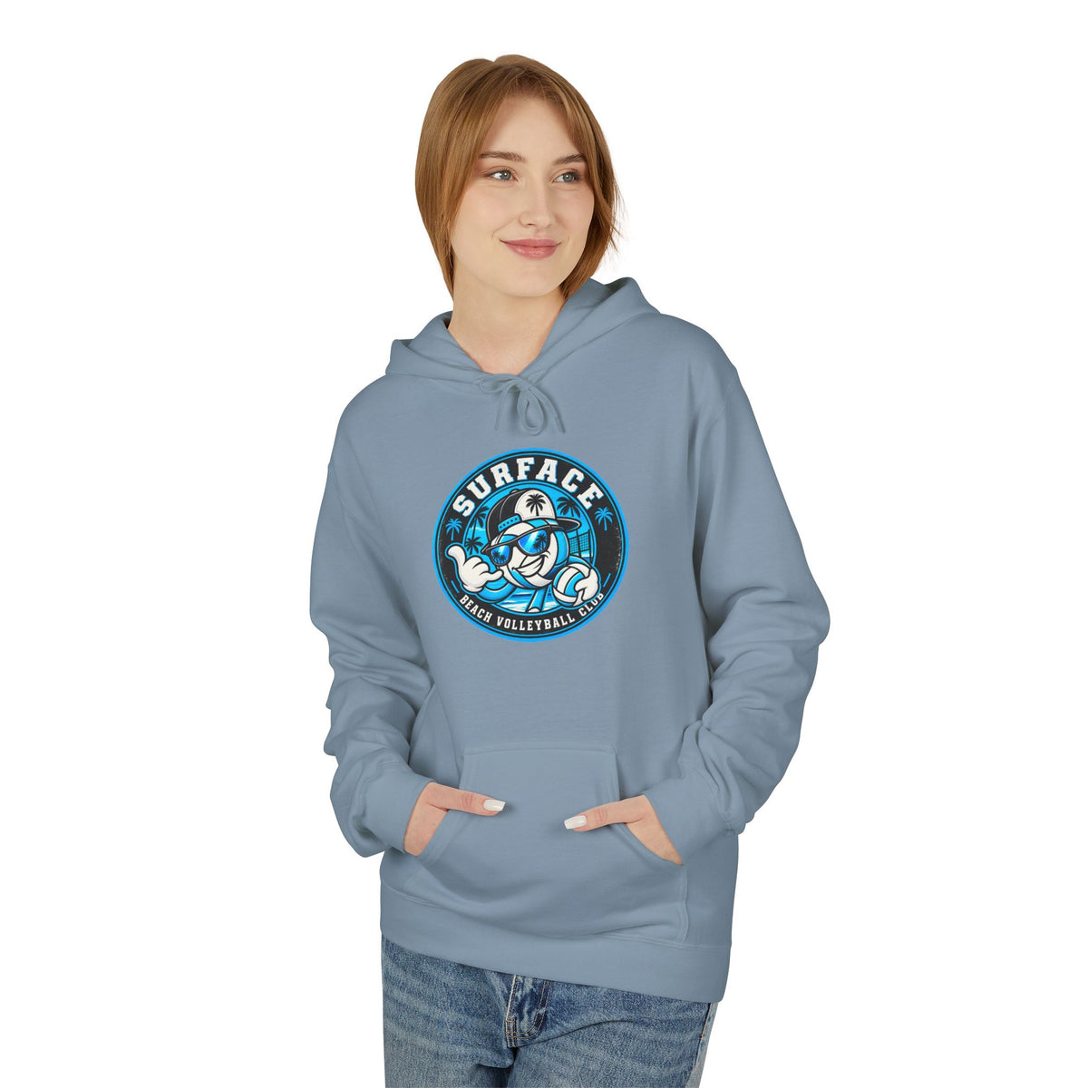 Surface Beach Volleyball Hoodie — Graphic Pullover
