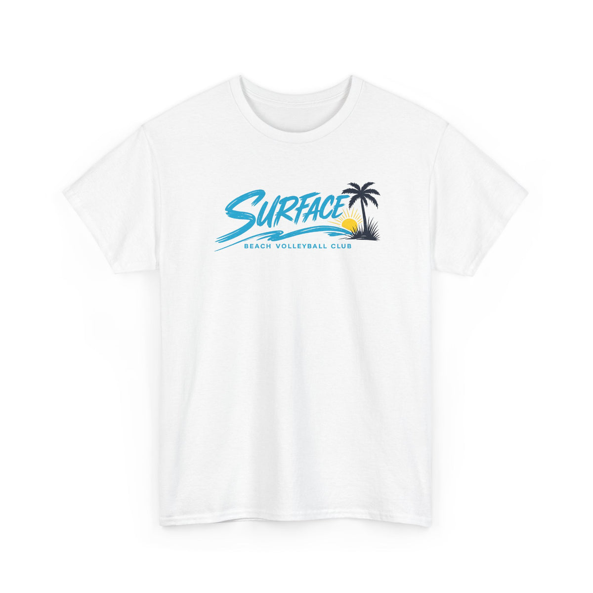 Surface Surf Club T-Shirt – Retro Palm Beach Sunset Tee