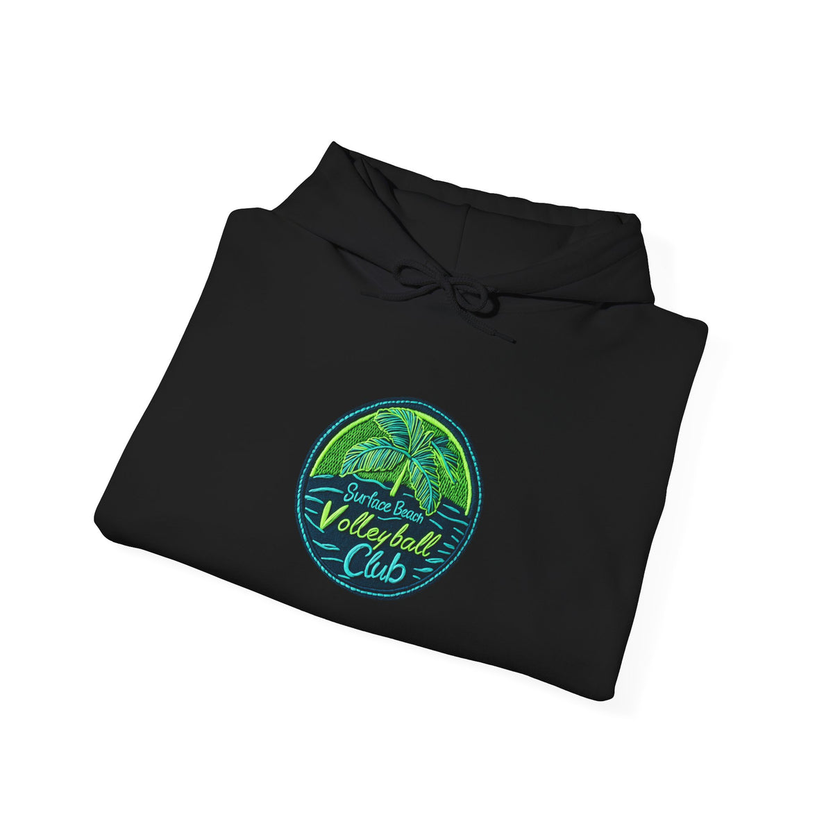 Palm Icon Surface Beach Volleyball Unisex Heavy Blend™ Hooded Sweatshirt