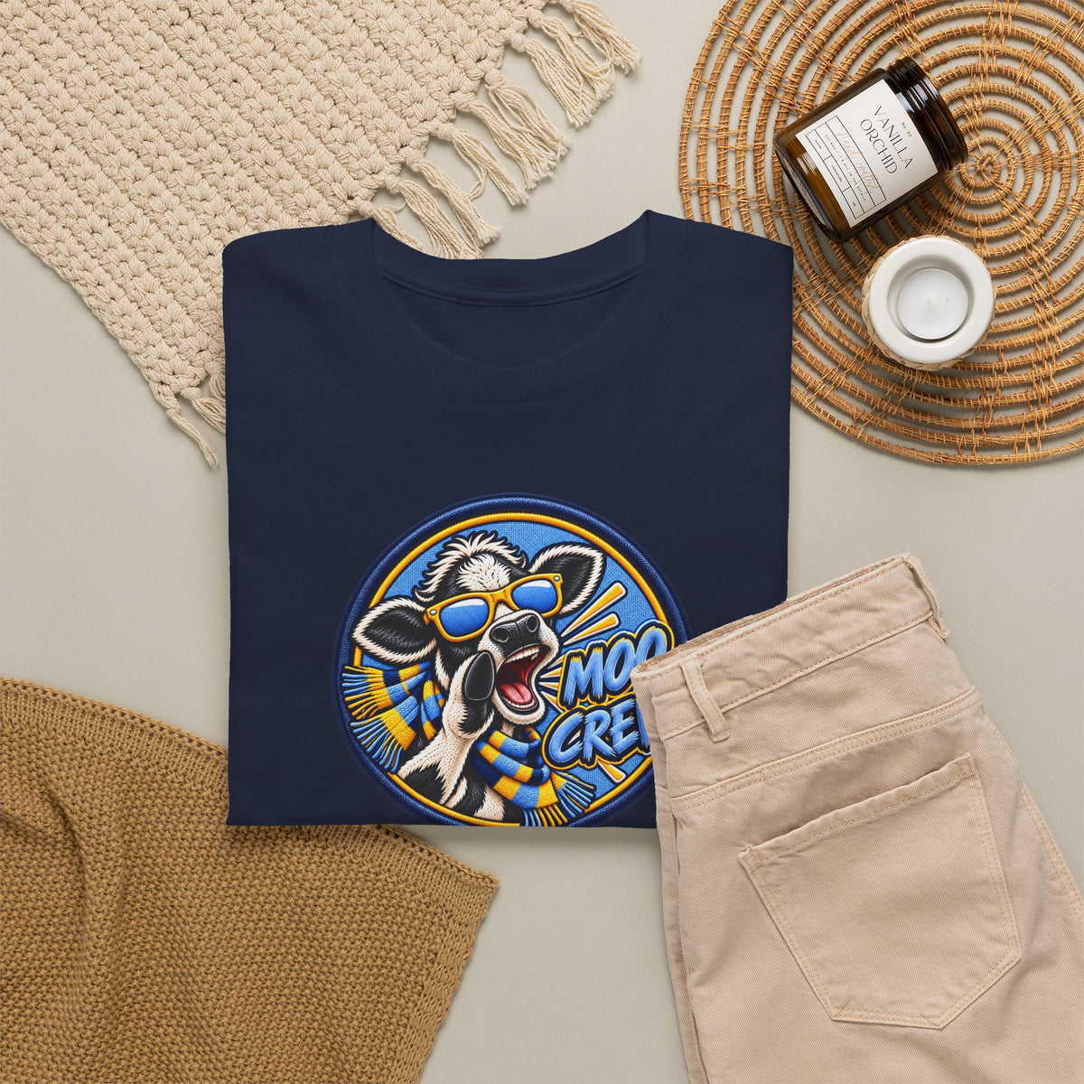 Moo Crew Cow Graphic T-Shirt