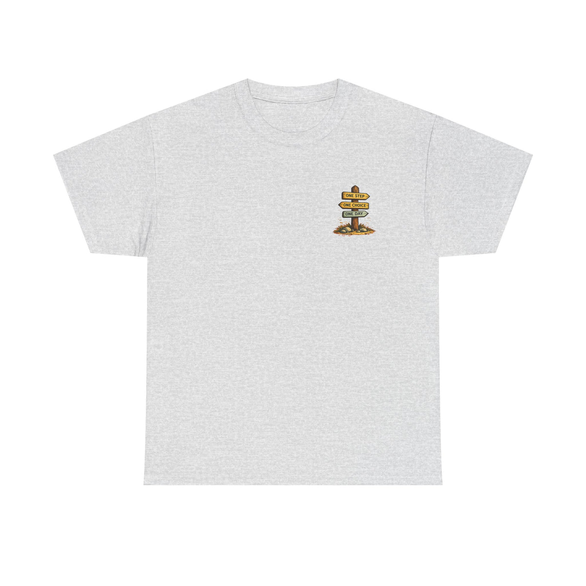 Progress Not Perfection Graphic Tee — Motivational Hiking Signback T‑Shirt