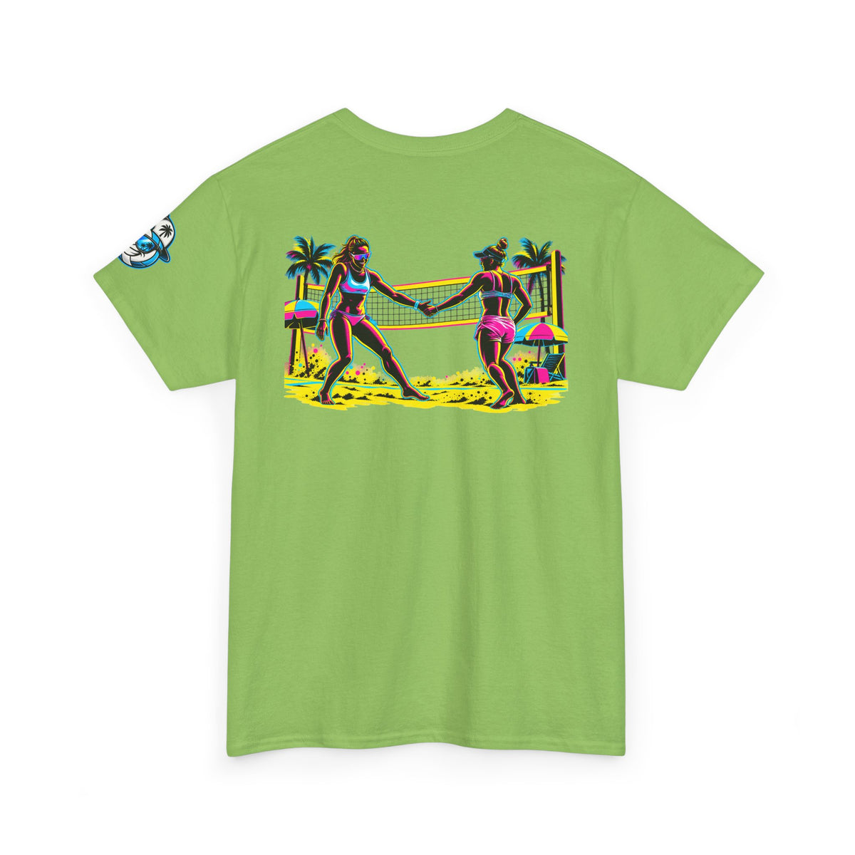 Beach Volleyball Tee — "Surface Beach Volleyball Club" Graphic T-Shirt
