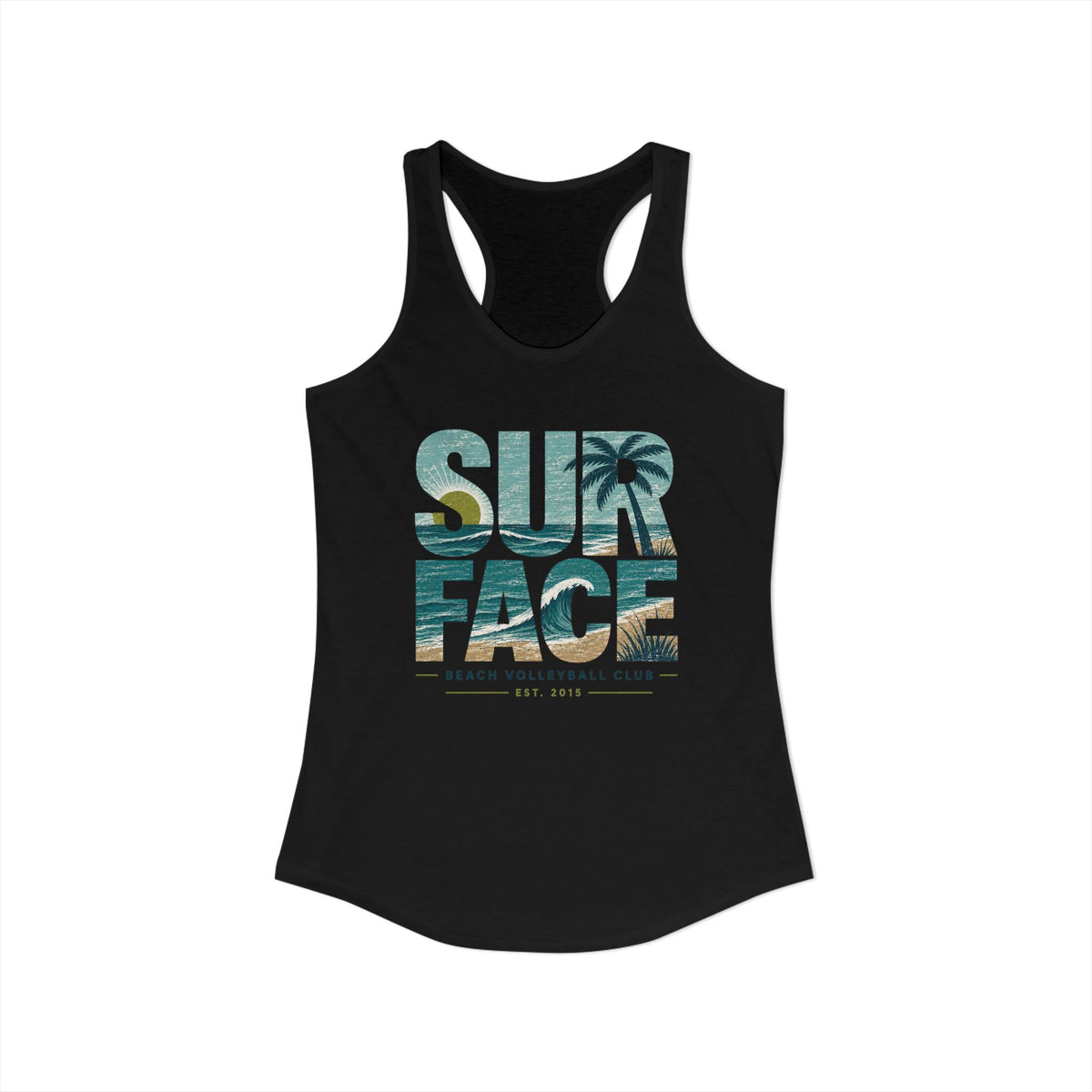 Surface Beach Volleyball Club Women's Racerback Tank - Beach Vibes