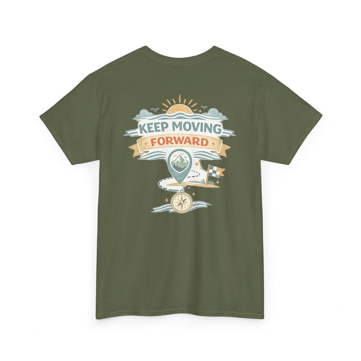 Motivational Graphic Tee — “Take Care of Yourself Like You Take Care of Others” / Keep Moving Forward