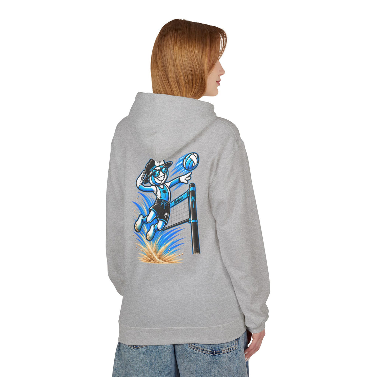 Surface Beach Volleyball Hoodie — Graphic Pullover
