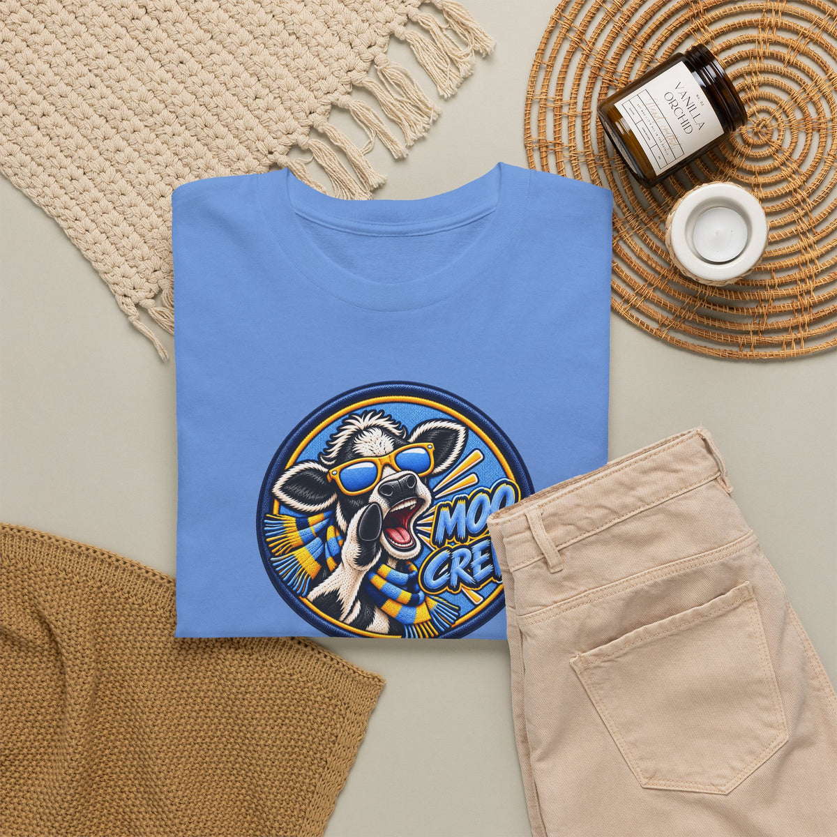 Moo Crew Cow Graphic T-Shirt
