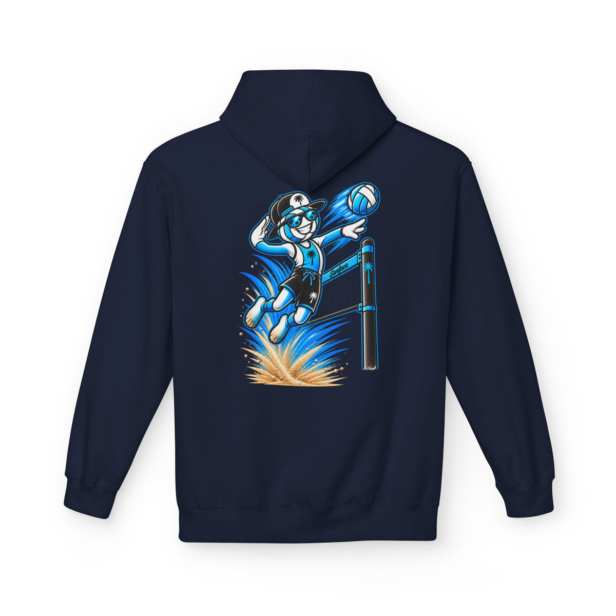 Surface Beach Volleyball Hoodie — Graphic Pullover