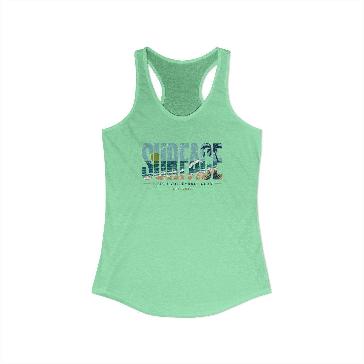Surface Beach Volleyball Club Women's Racerback Tank - Beach Vibes