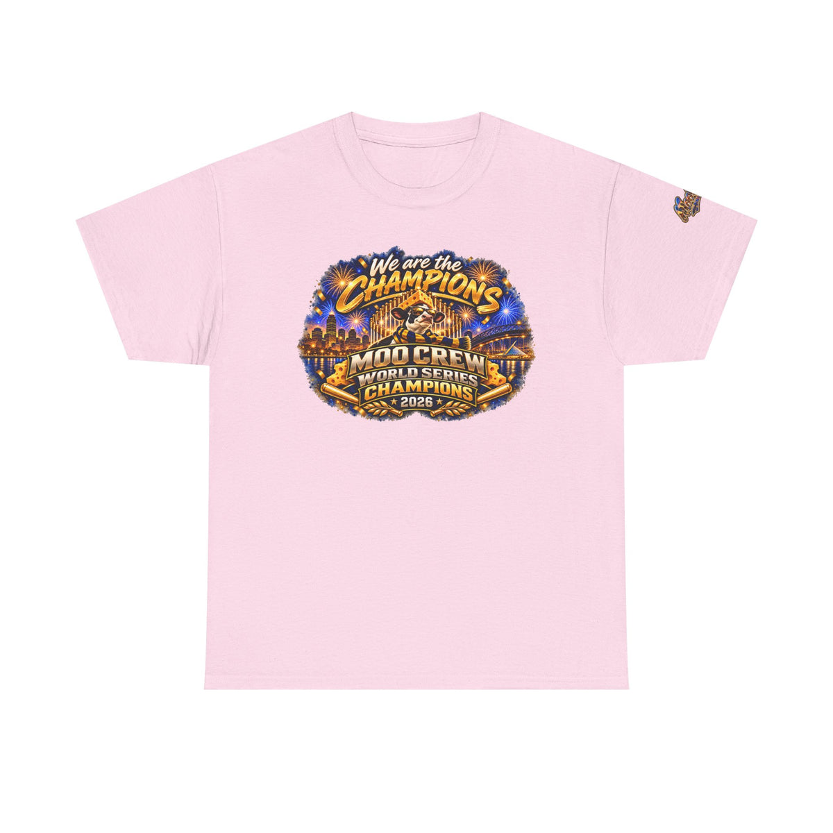 We Are the Champions MOO Crew 2026 Champions T-Shirt
