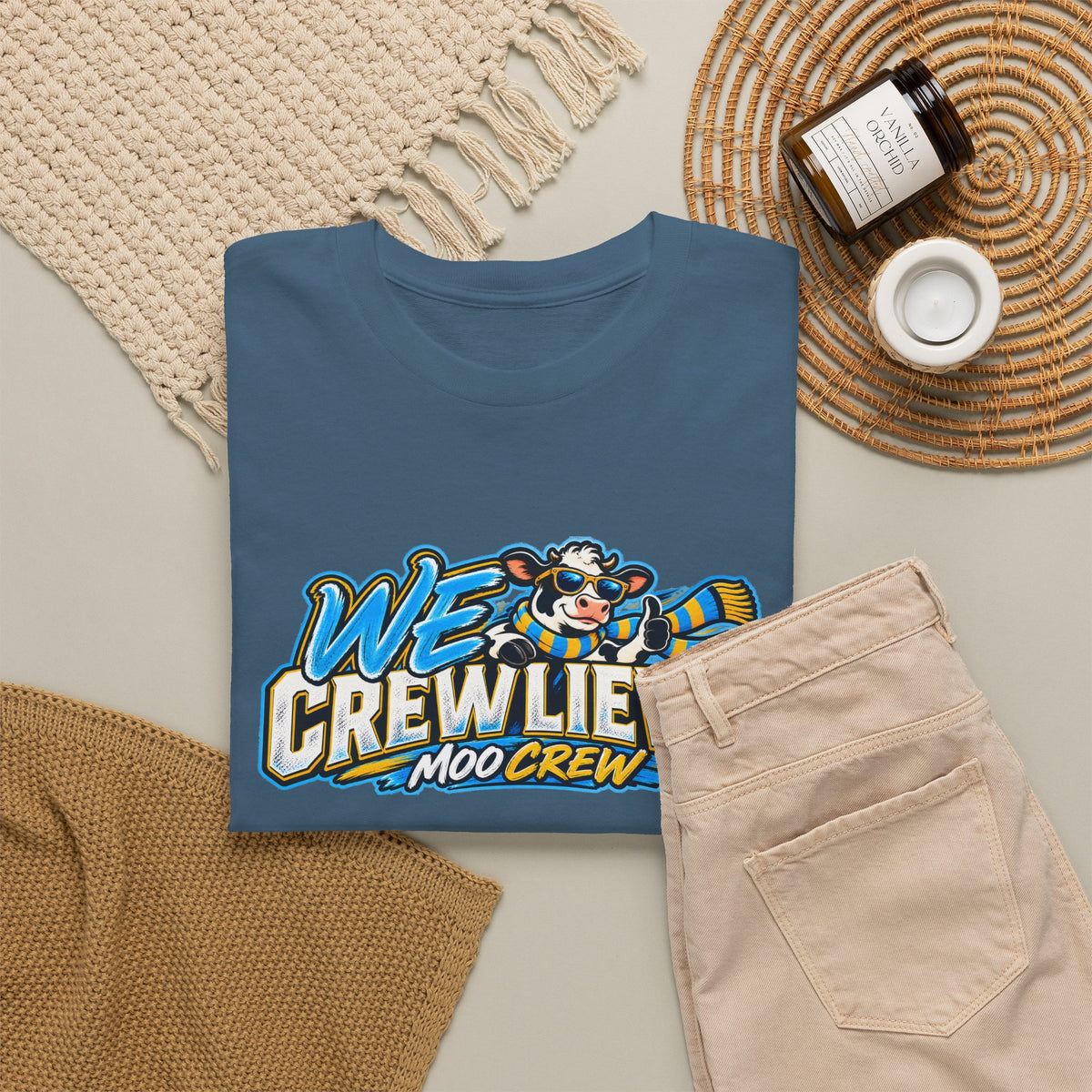 Moo Crew We Crewlieve! Graphic T-Shirt