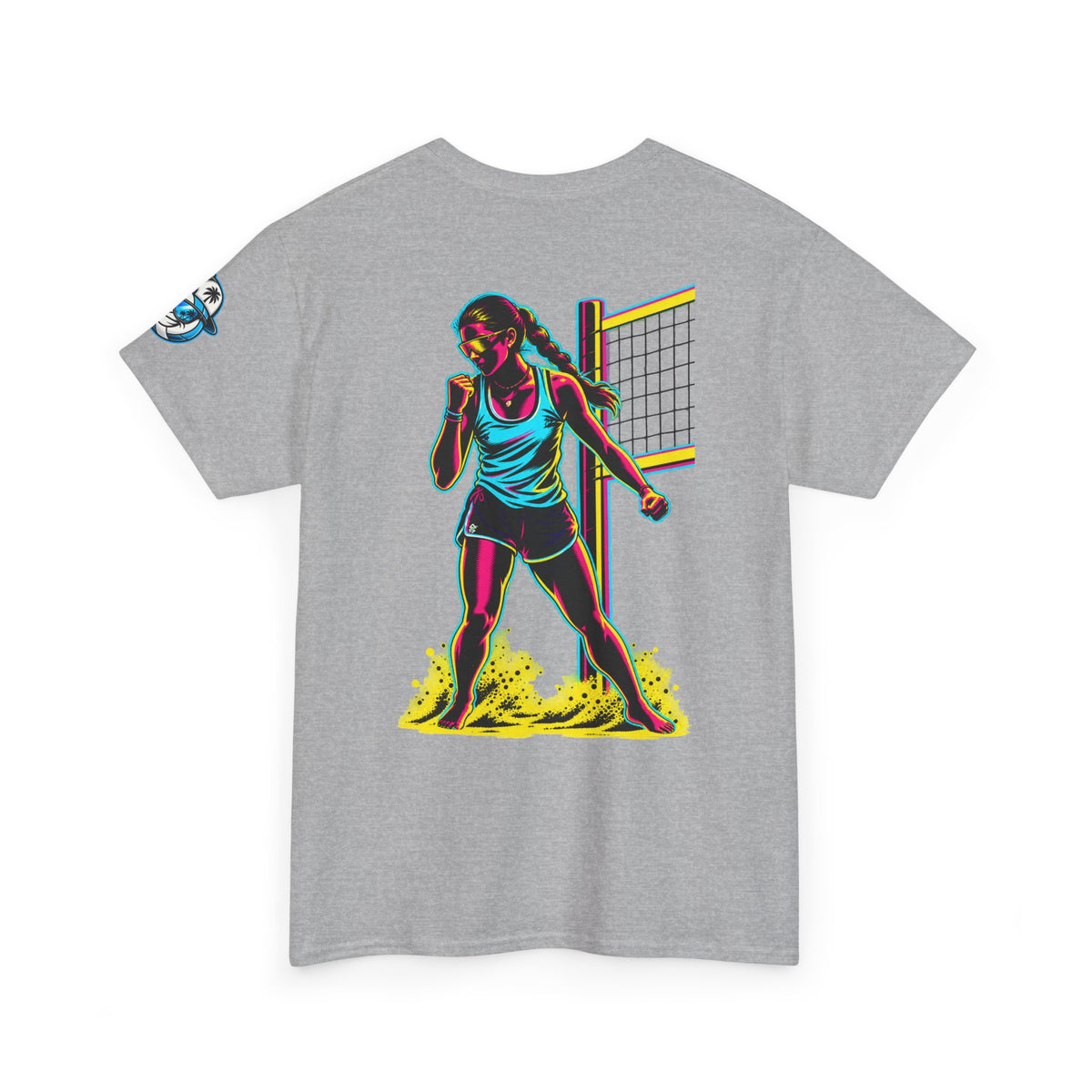 Beach Volleyball Tee — "Surface" Club Graphic T-Shirt