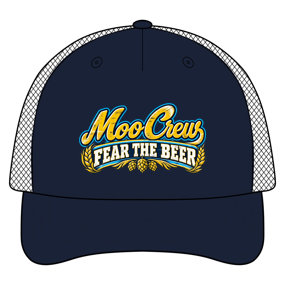 Moo Crew Fear the Beer Trucker Hat