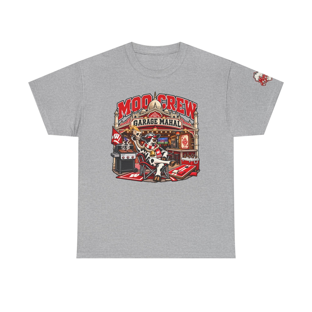 Moo Crew Garage Mahal Game Day Tailgate Graphic Tee