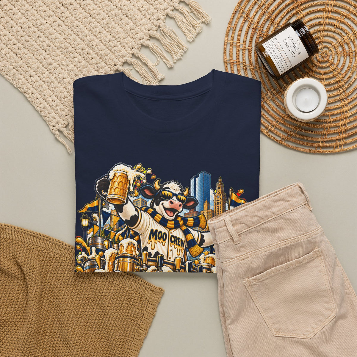 Moo Crew Endless Beer Milwaukee Graphic Tee