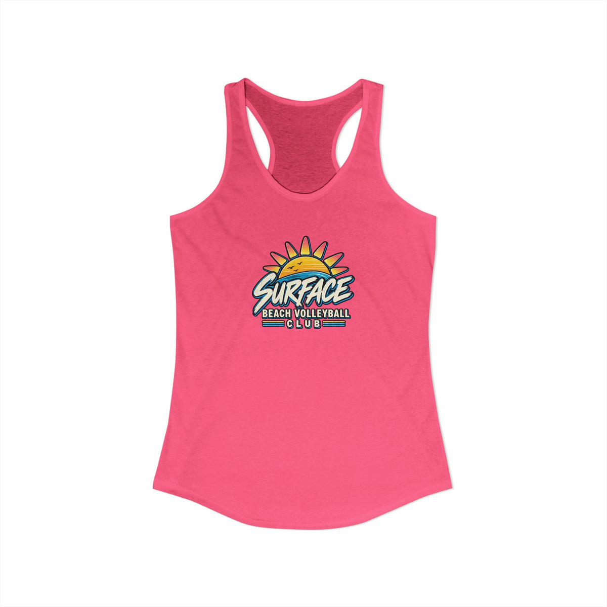 Surface Beach Volleyball Club Women's Racerback Tank -Retro