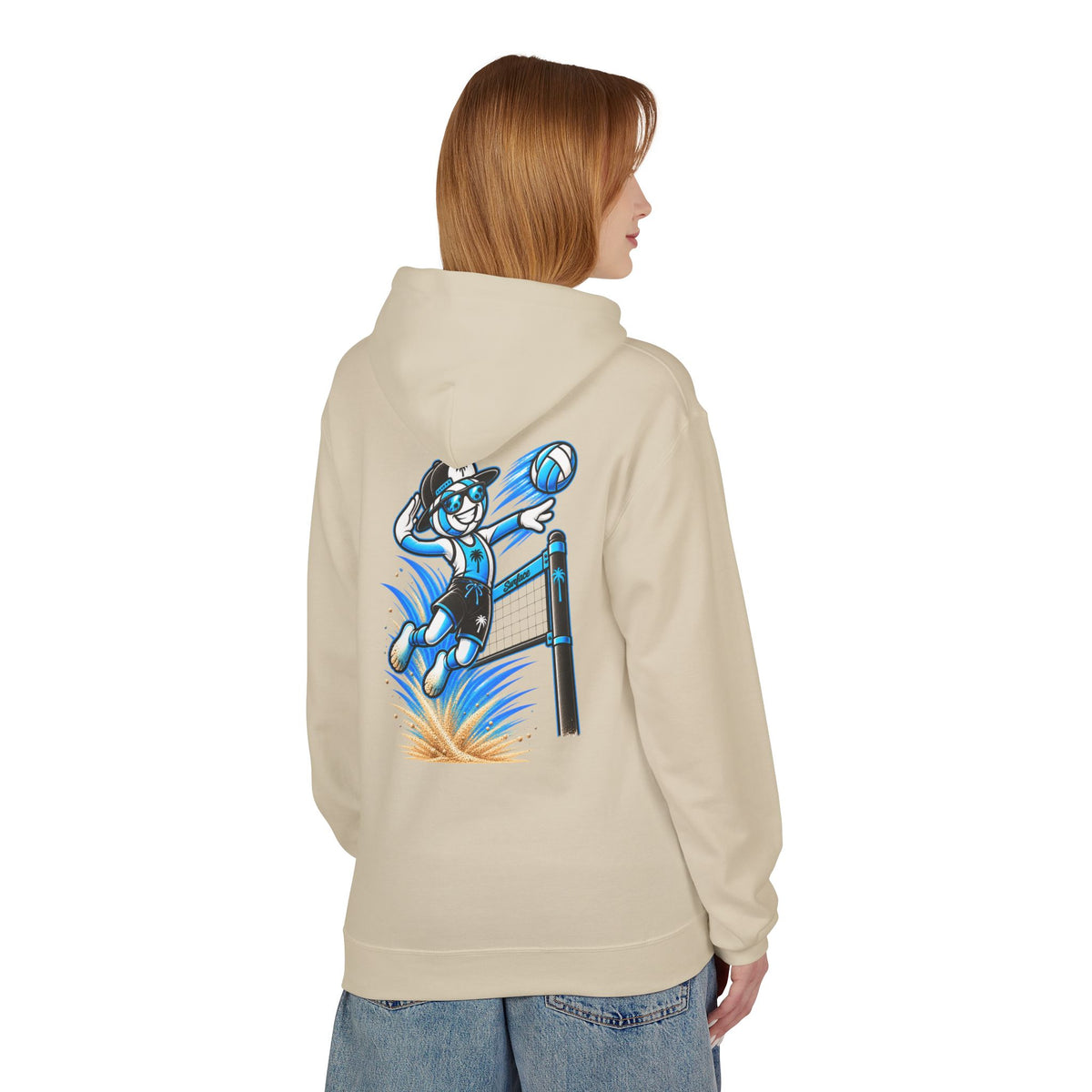 Surface Beach Volleyball Hoodie — Graphic Pullover