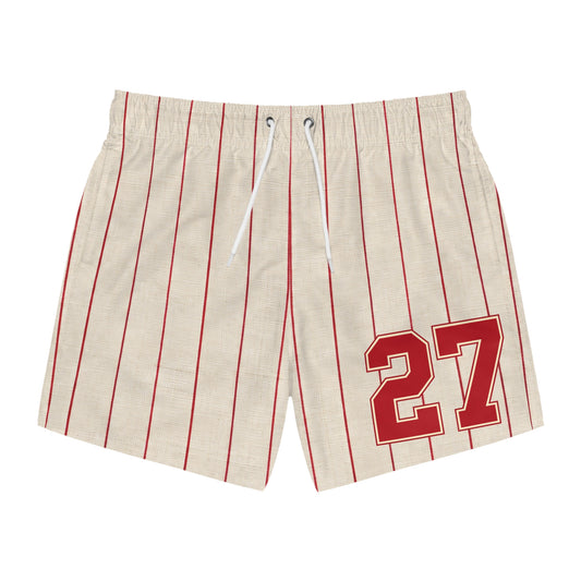 Surfache 27 Baseball Jersey Replica Slim Cabana  Swim Trunks