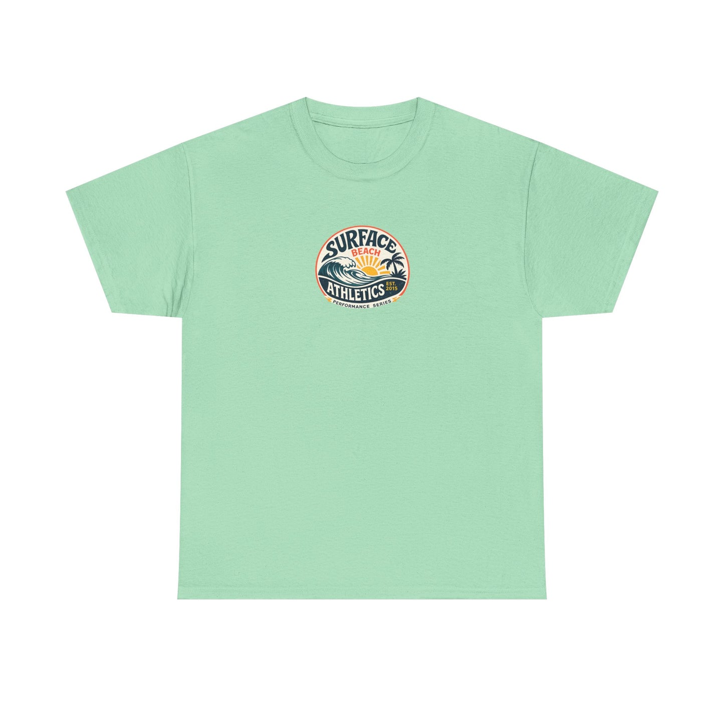 Surface Athletics Beach T‑Shirt — Vintage Surf Logo Tee