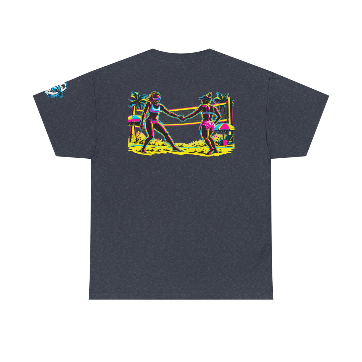 Beach Volleyball Tee — "Surface Beach Volleyball Club" Graphic T-Shirt