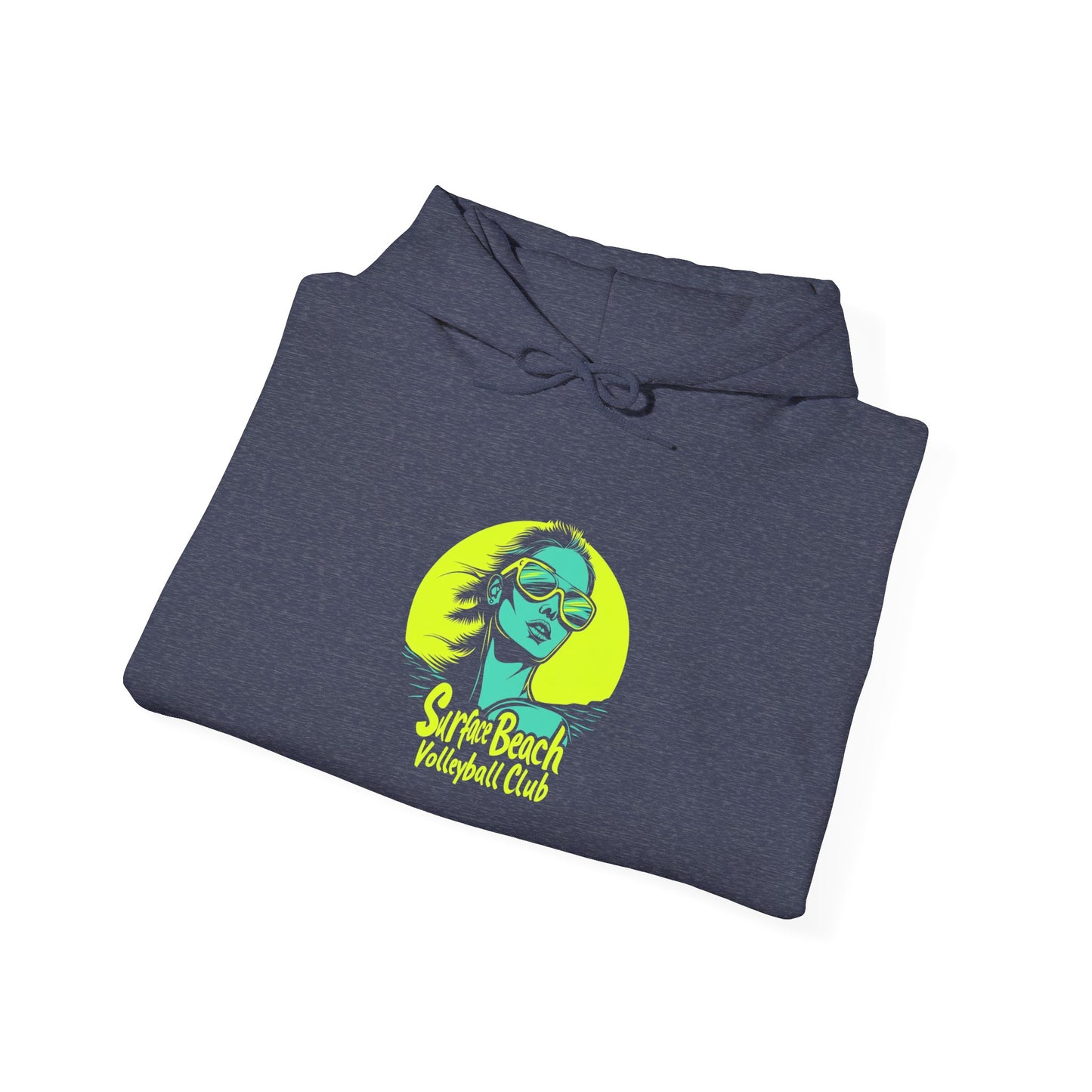 Model Logo Surface Beach Volleyball Unisex Heavy Blend™ Hooded Sweatshirt