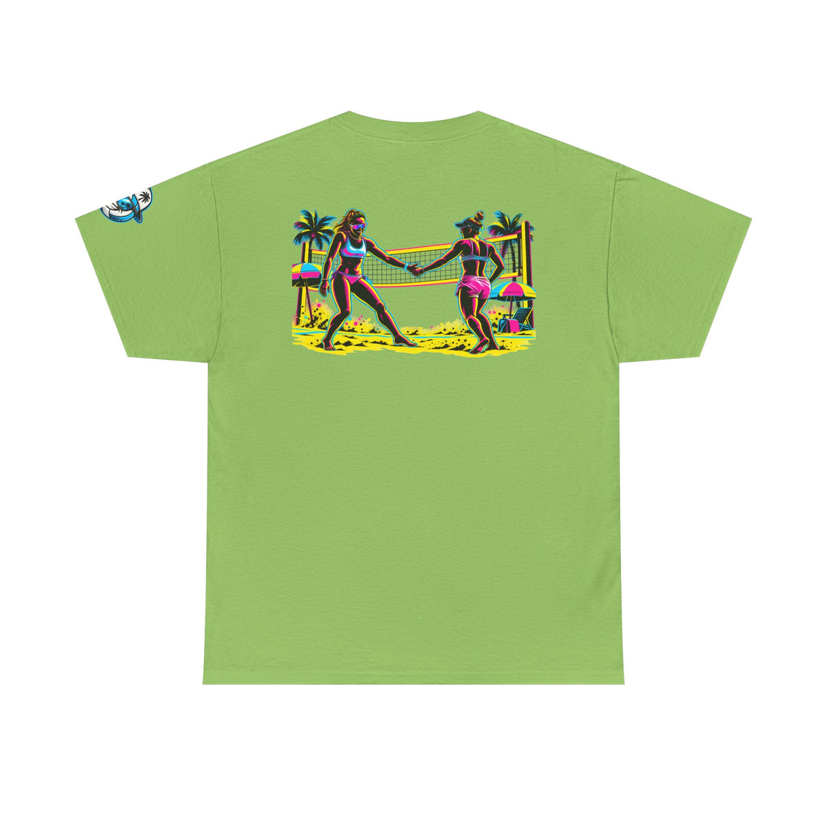 Beach Volleyball Tee — "Surface Beach Volleyball Club" Graphic T-Shirt