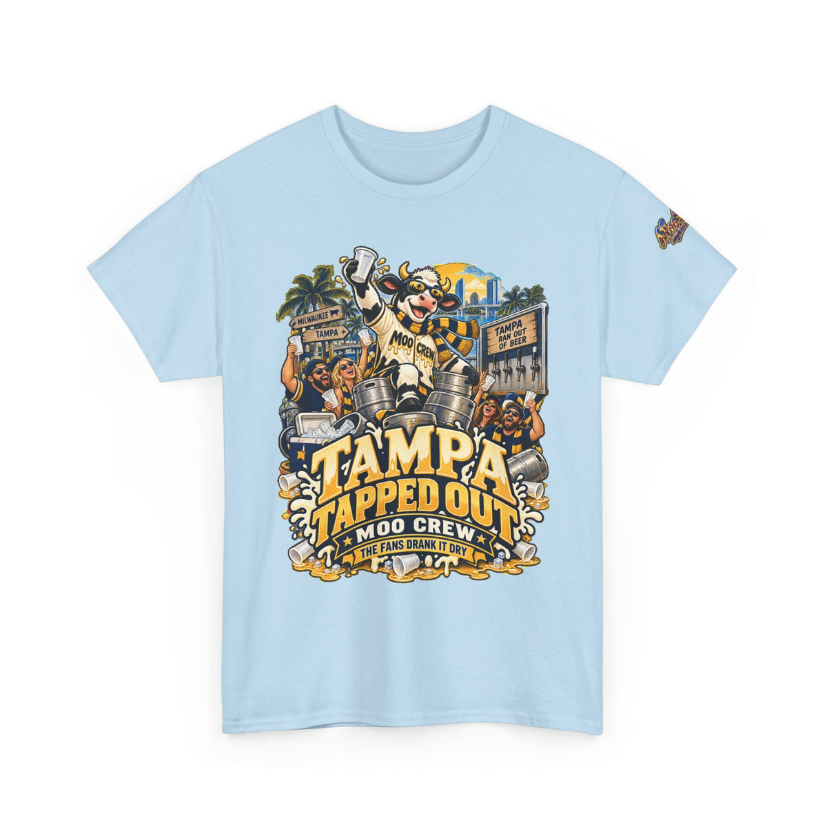 Moo Crew Tampa Tapped Craft Beer Graphic Tee