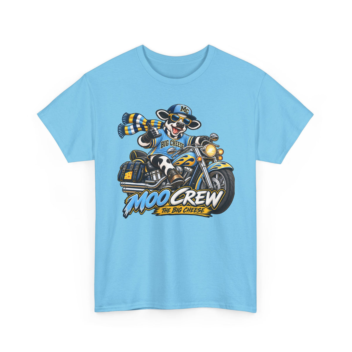 Moo Crew The Big Cheese Retro WI Teams Graphic Tee