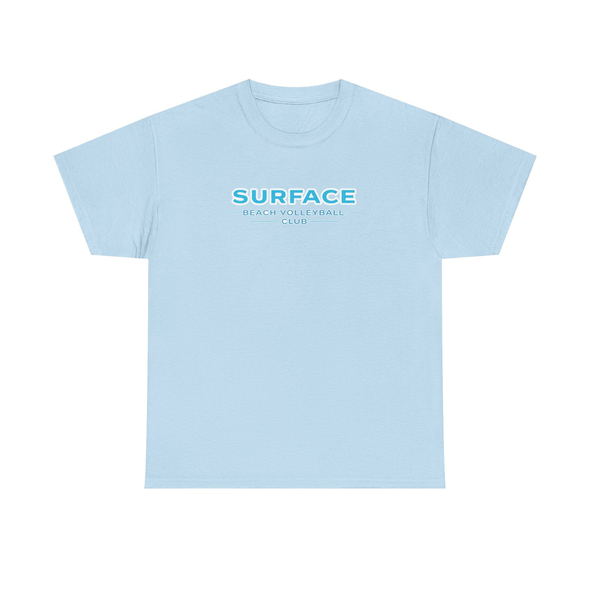 Surface Beach Volleyball Club T-Shirt — Coastal Sunset Volley Tee
