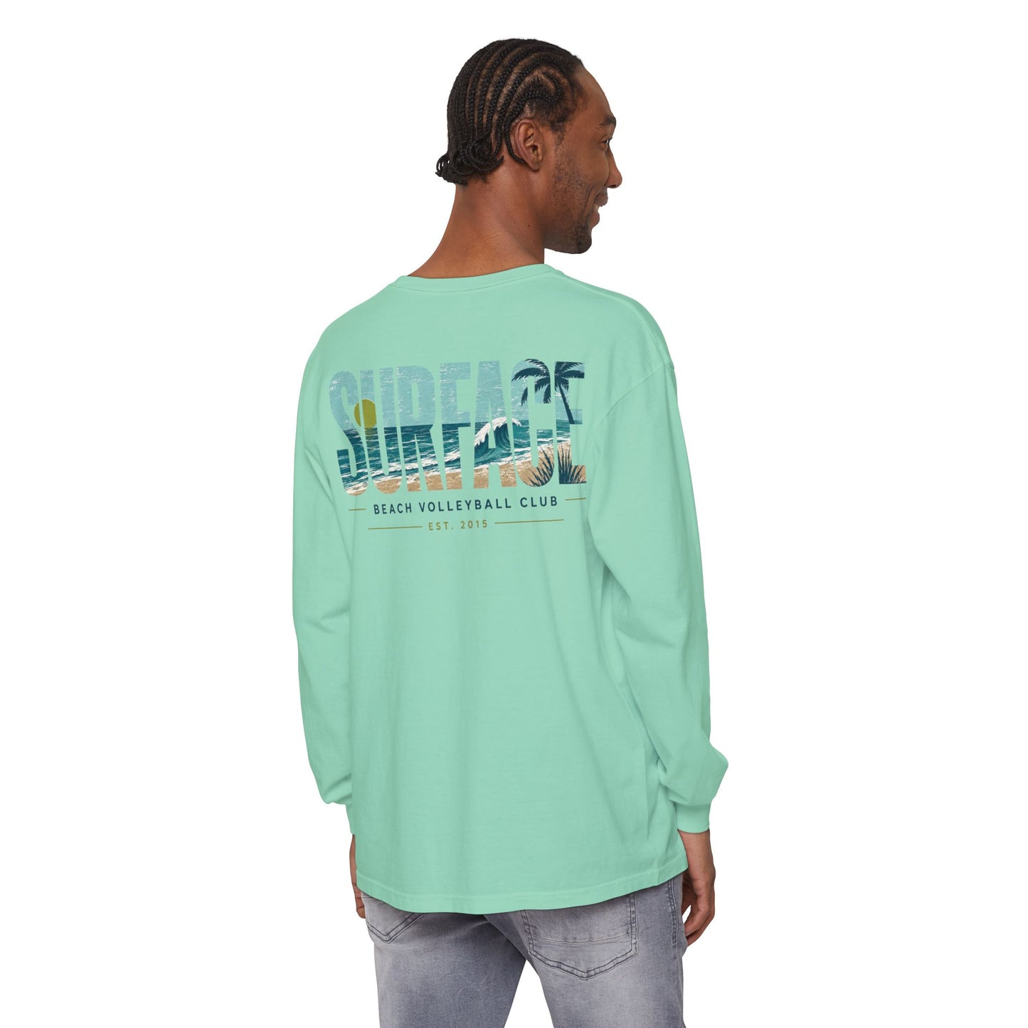 Surfside Beach Volleyball Club Long Sleeve Tee