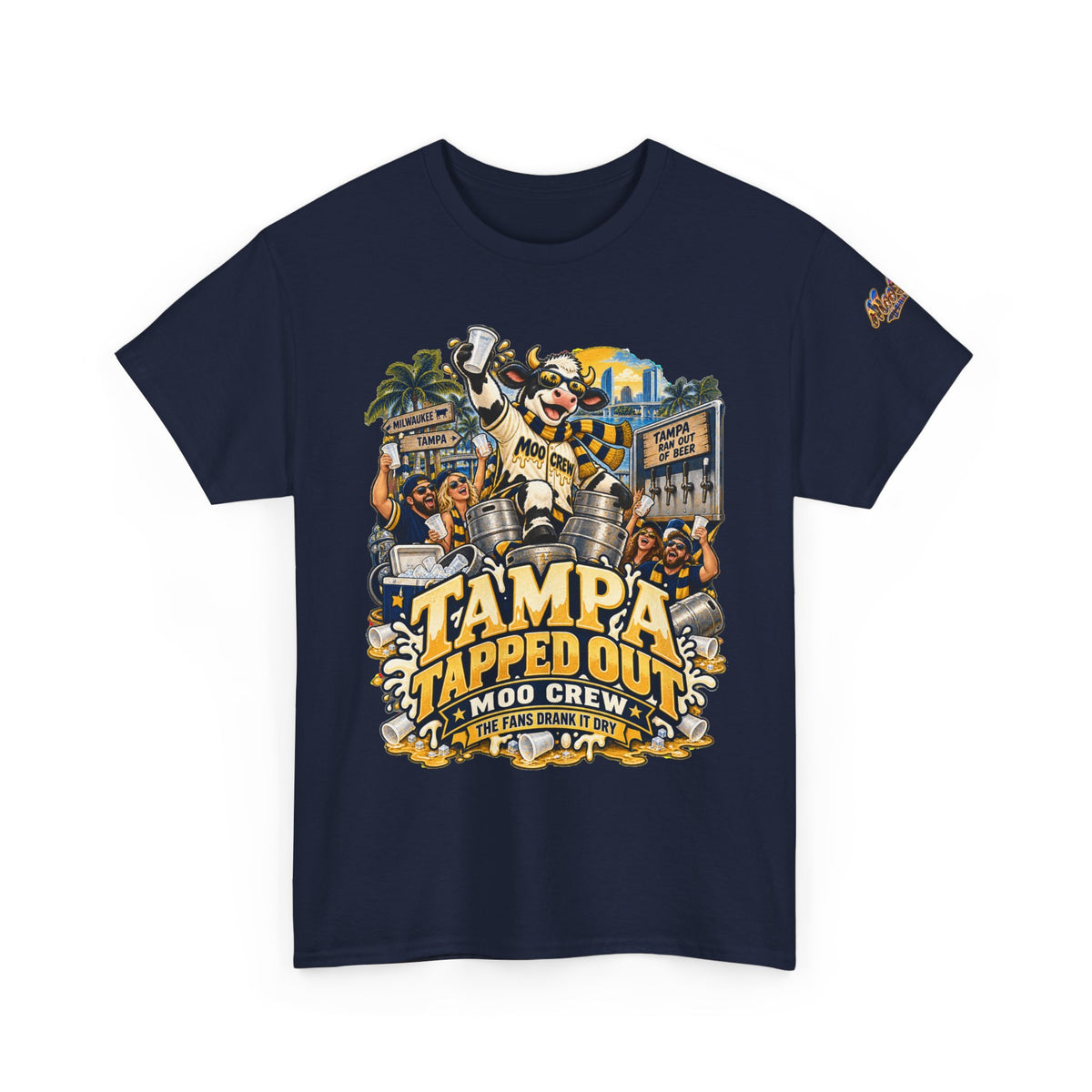 Moo Crew Tampa Tapped Craft Beer Graphic Tee