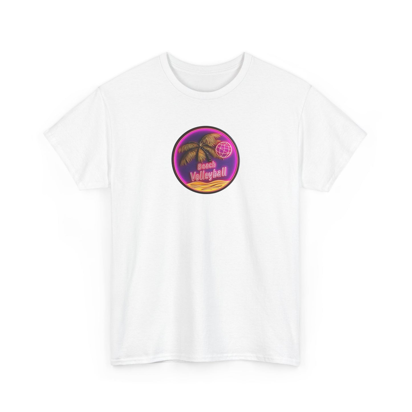 Beach Volleyball Unisex Heavy Cotton Tee