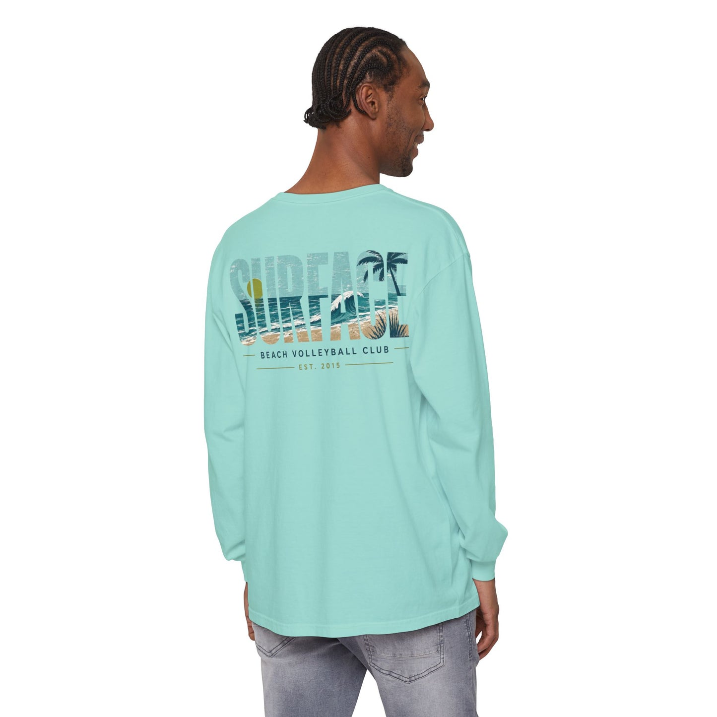 Surfside Beach Volleyball Club Long Sleeve Tee