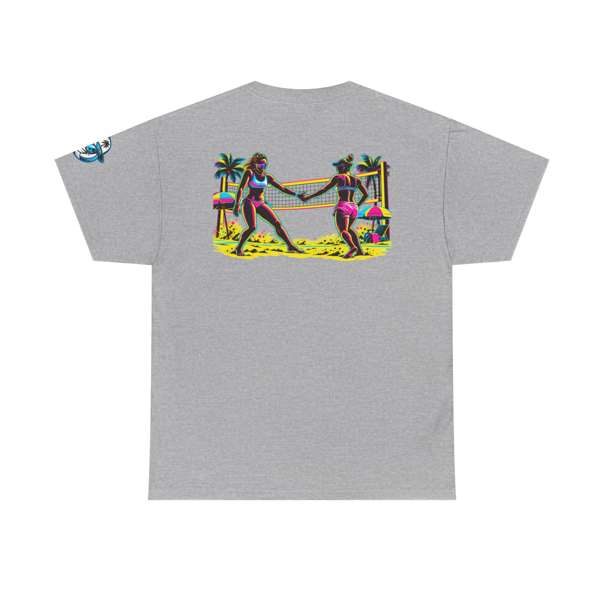 Beach Volleyball Tee — "Surface Beach Volleyball Club" Graphic T-Shirt