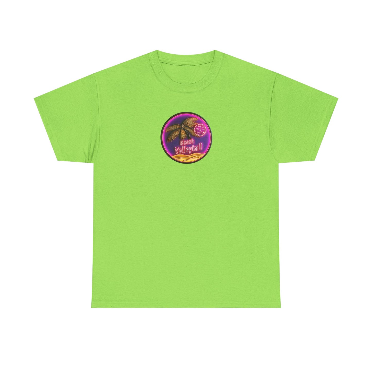 Beach Volleyball Unisex Heavy Cotton Tee