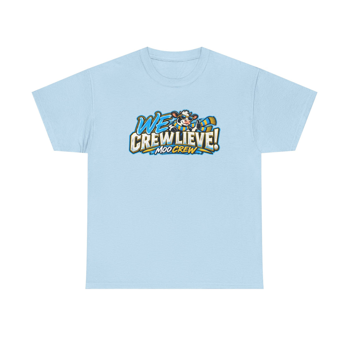 Moo Crew We Crewlieve! Graphic T-Shirt