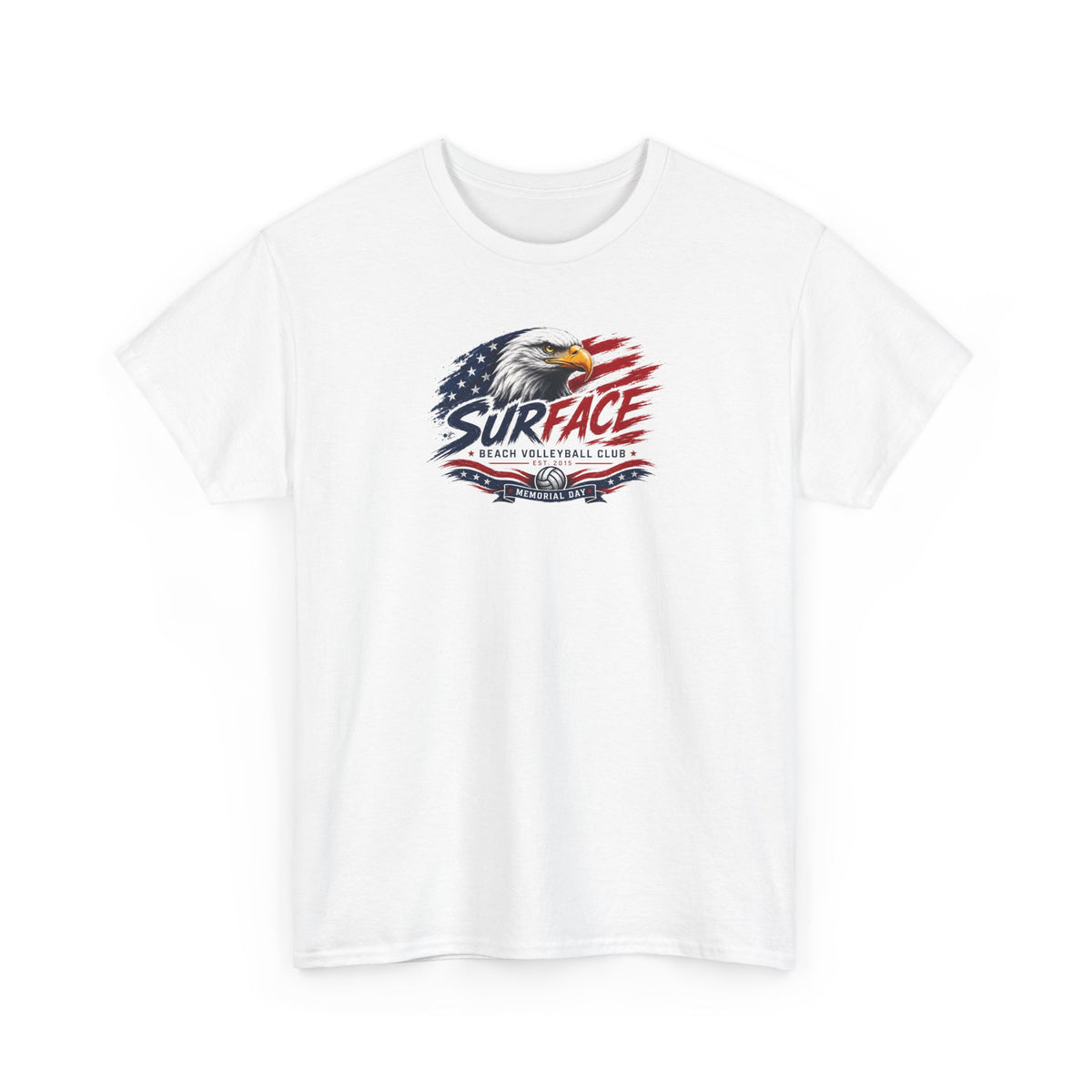 Surface Eagle American Flag T-Shirt - Patriotic Vintage USA Graphic Tee