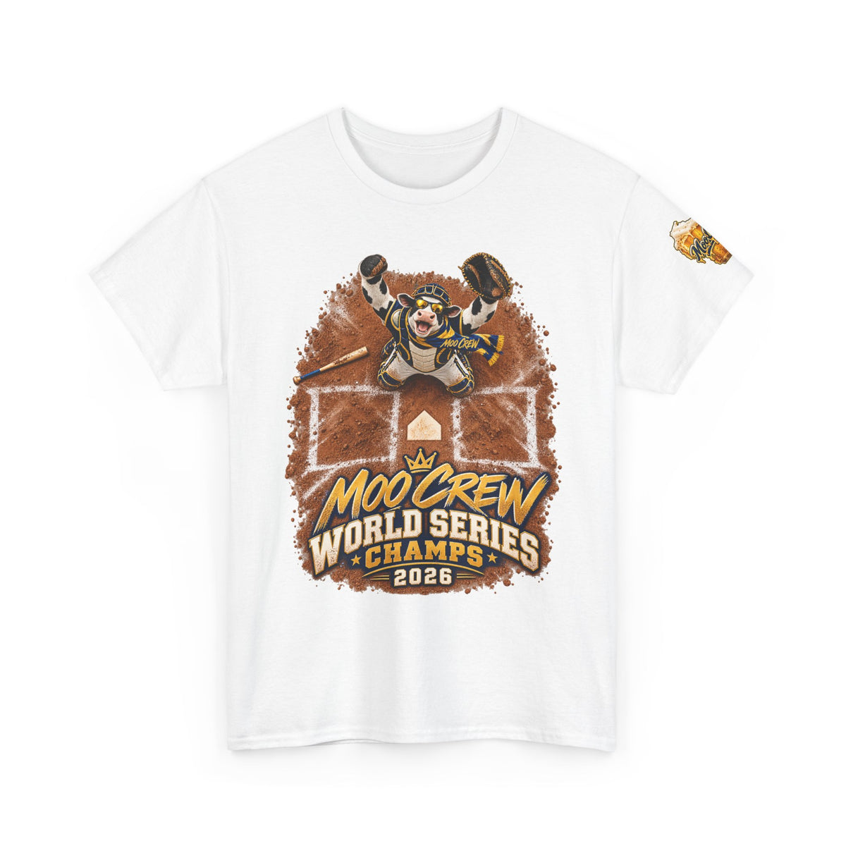 Moo Crew World Series Champs 2026 Baseball T-Shirt
