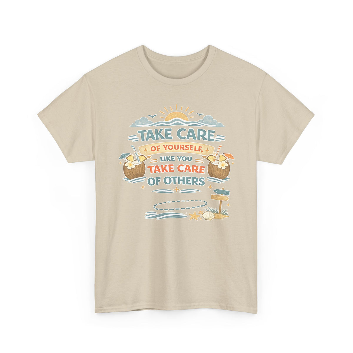 Motivational Graphic Tee — “Take Care of Yourself Like You Take Care of Others” / Keep Moving Forward
