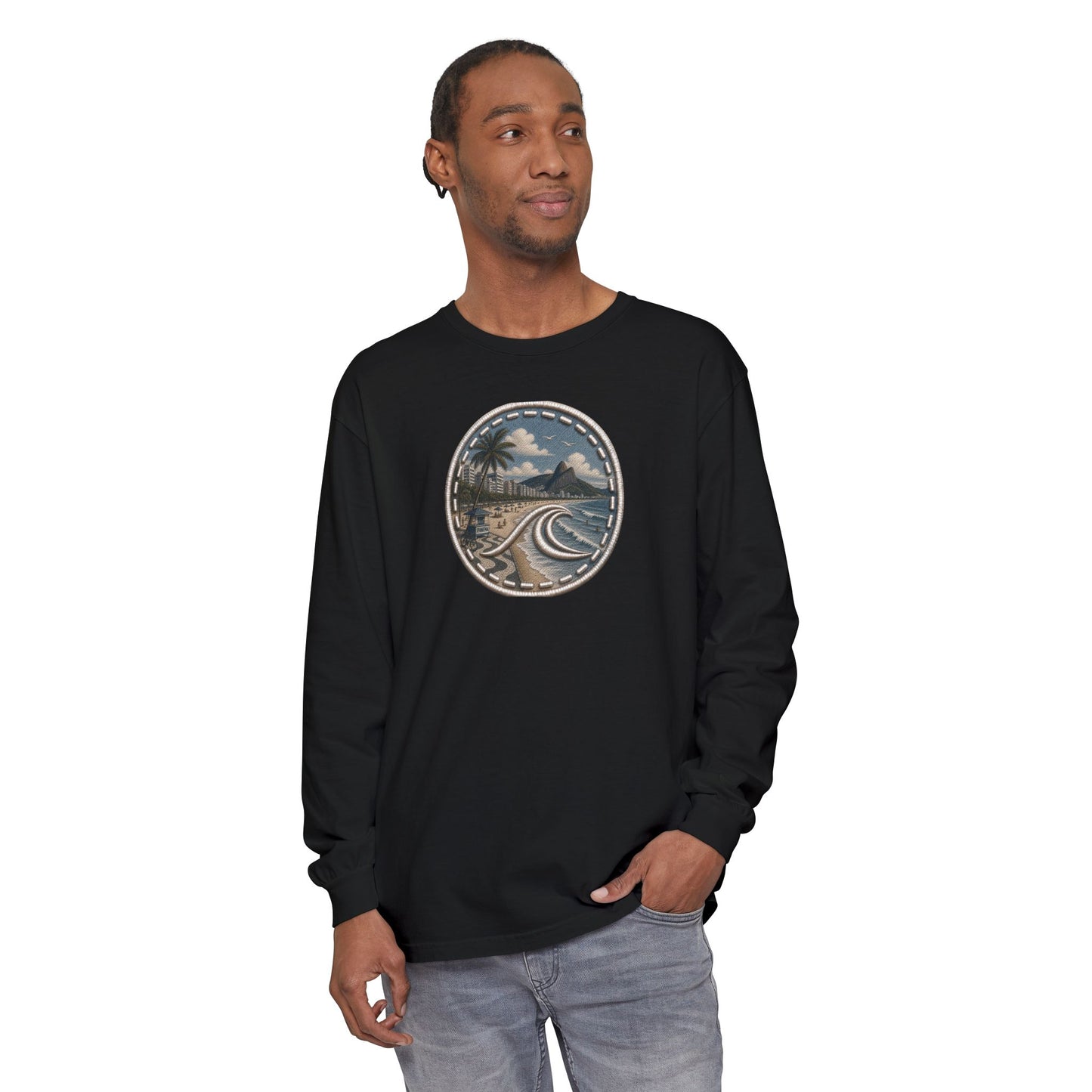 Surfache Ipanema Icon Long Sleeve Tee —Destination Graphic T-Shirt
