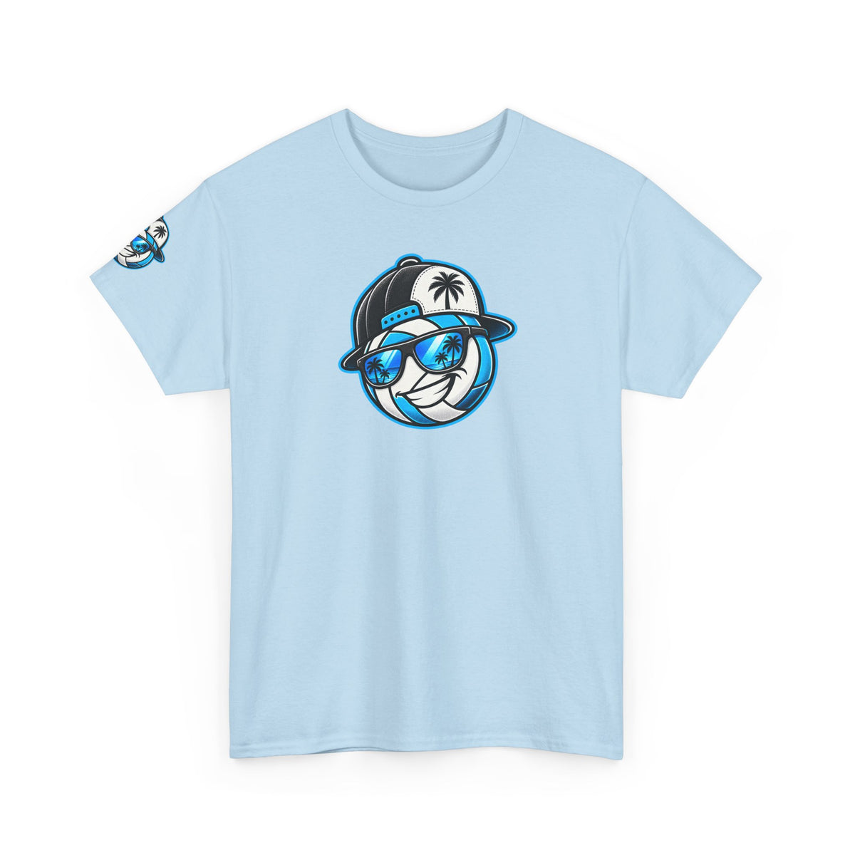 Surface Volleyball Mascot T-Shirt — Beach Volleyball Dive Graphic Tee