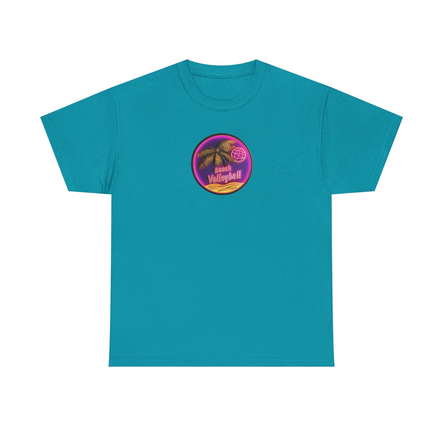 Beach Volleyball Unisex Heavy Cotton Tee