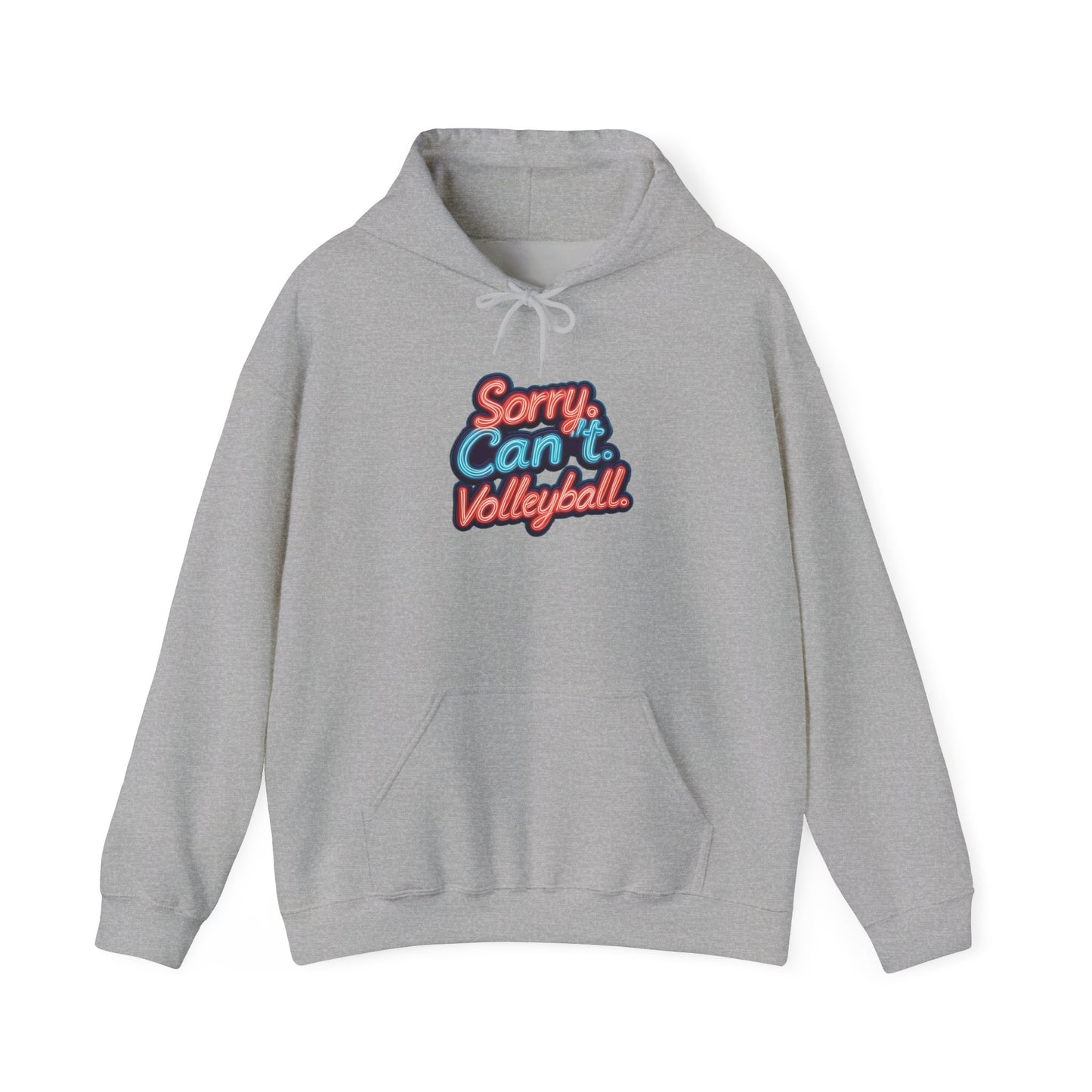 Sorry Can't Volleyball Unisex Heavy Blend™ Hooded Sweatshirt